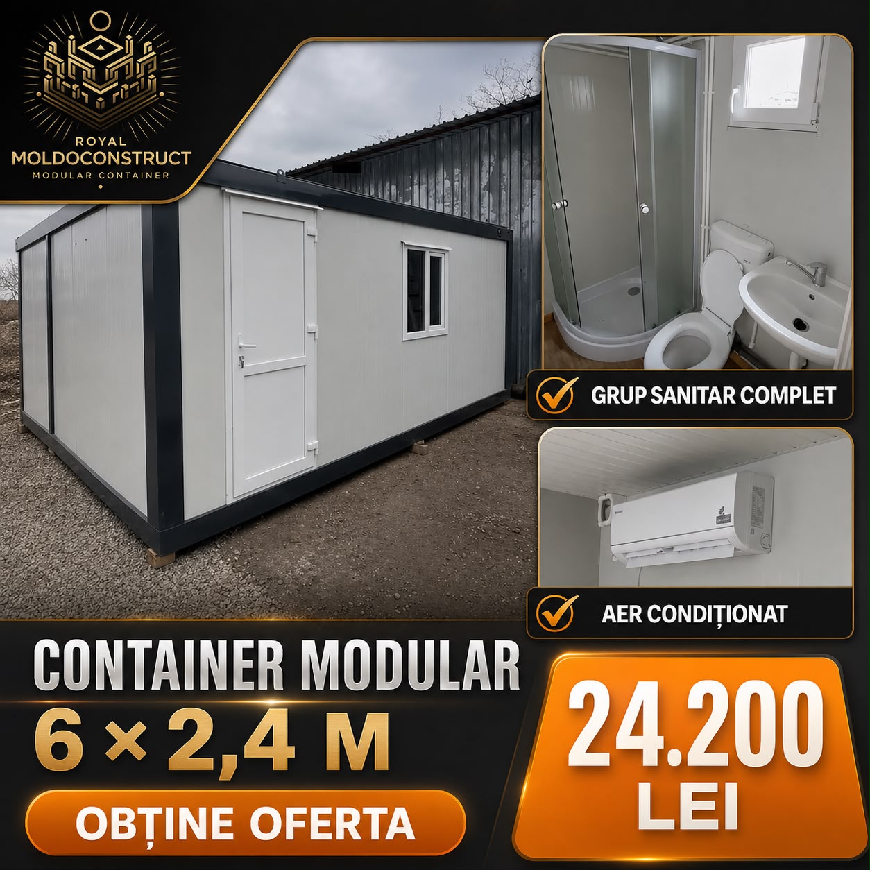 Containere modulare Royal Modular Construct